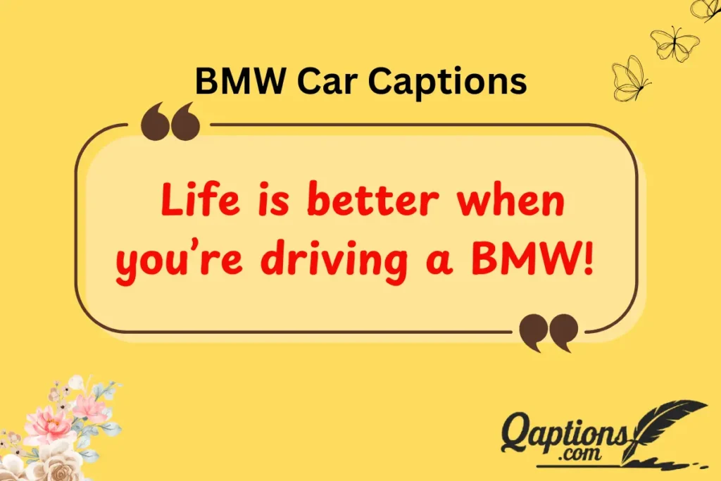 BMW Car Captions