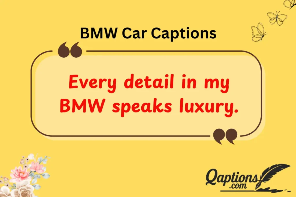 BMW Car Captions