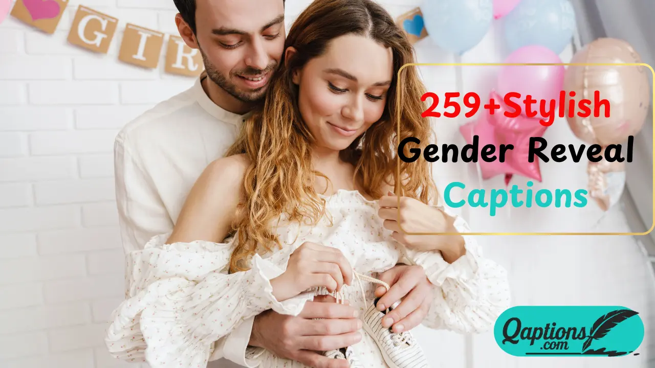 Stylish and Trendy Gender Reveal Captions