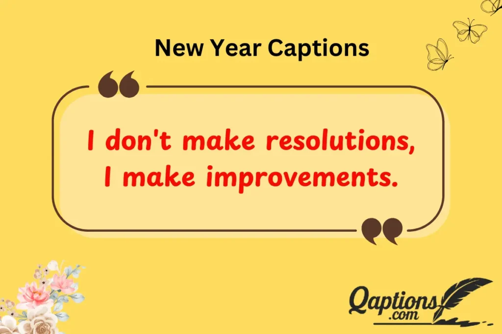 New Year Captions