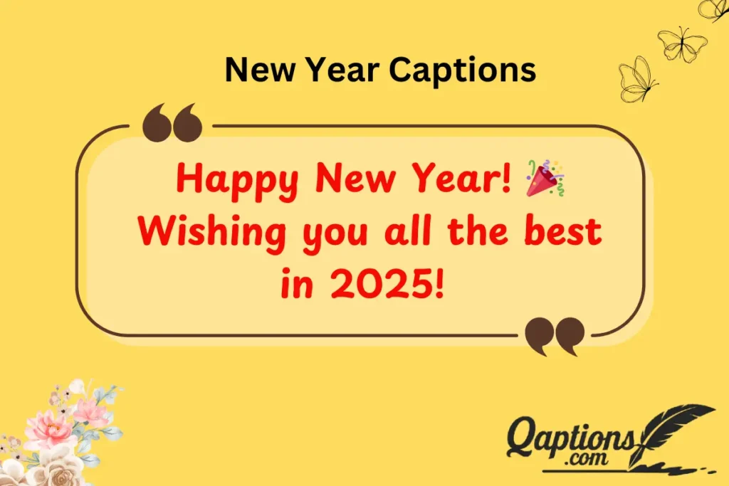 New Year Captions