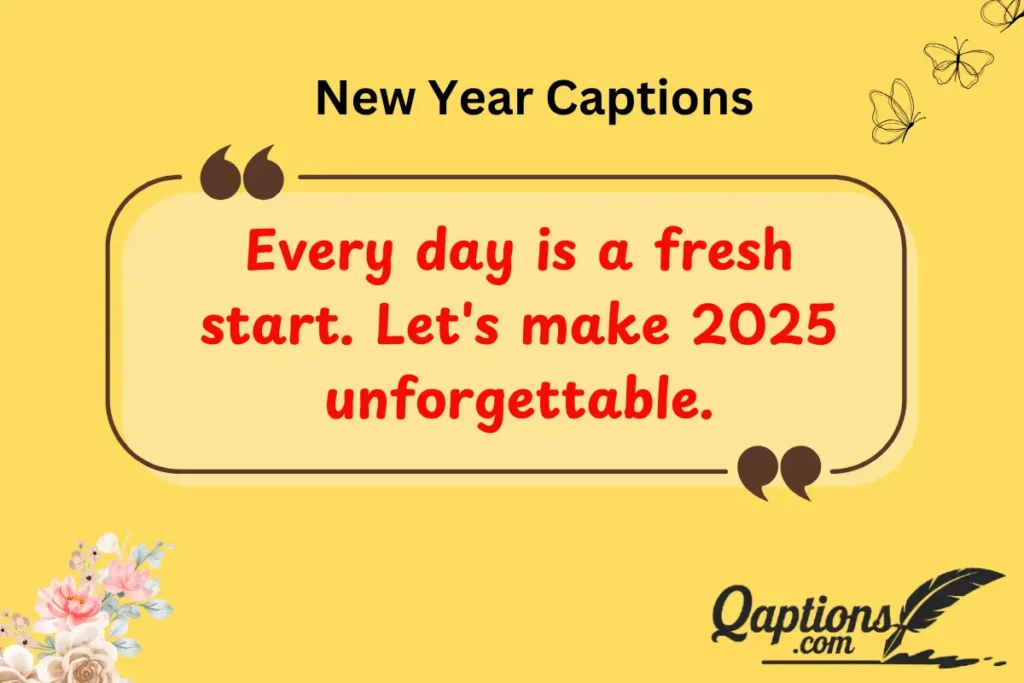 New Year Captions