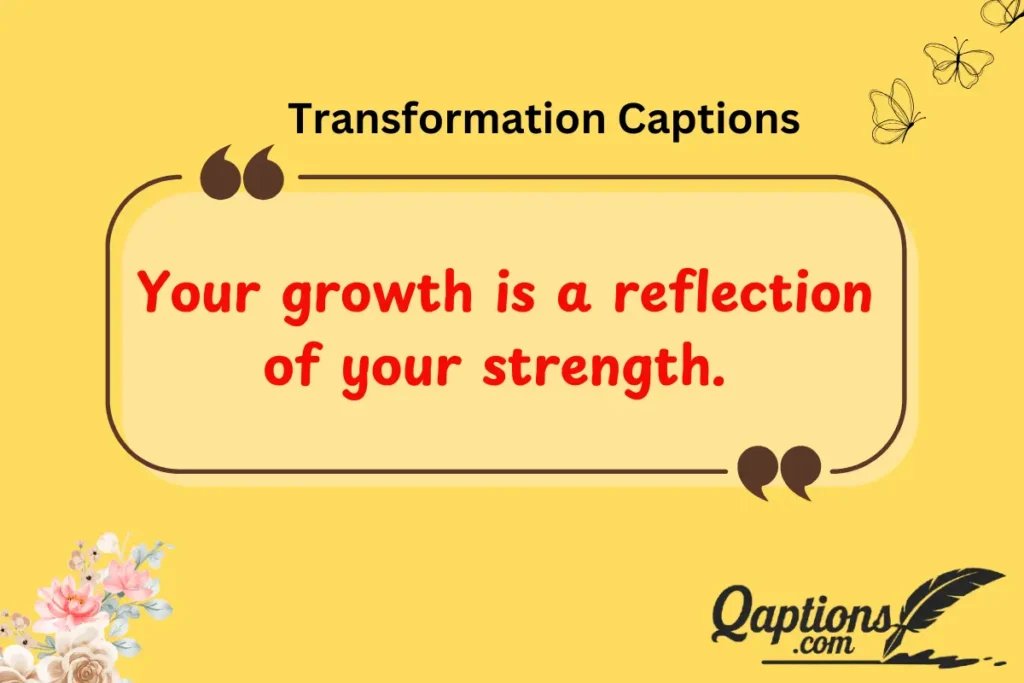  Personal Growth & Transformation Captions